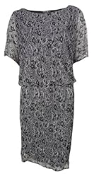 Flutter Lace Metallic/Nylon/Polyester/Rayon  Dress