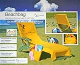 Strandtasche oder Strandtuch Beach Bag Gelb
