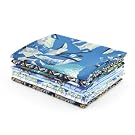 V&A Fabric - Teal Fat Quarter Bundle||EVAEX