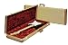 Fender Deluxe Strat/Telecaster Hardshell Guitar Case, Tweed, Red Interior