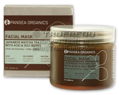 Pangea Organics Japanese Matcha Tea with Acai & Goji Berry 60ml/2oz Facial Mask