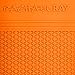Rachael Ray Silicone Kitchen Oven Mitt with Quilted Cotton Liner, Orange