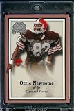 2000 Fleer Greats of the Game Football Card # 5 Ozzie Newsome Cleveland Browns Mint Condition - Shipped In Protective ScrewDown Case!