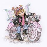 Enesco Breast Cancer Awareness Hope On Wheels Figurine