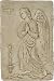 Archangel Gabriel of Mercy Praying Wall Relief, Stone