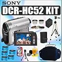 Sony DCRHC52 1MP Minidv Handycam Camcorder and Outfit - Sony ASONDCRHC52K2