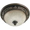 Hunter 83003 Aventine Bathroom Fan with Light and Nightlight, Aged Bronze