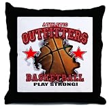 Throw Pillow Athletic Outfitters Basketball Play Strong