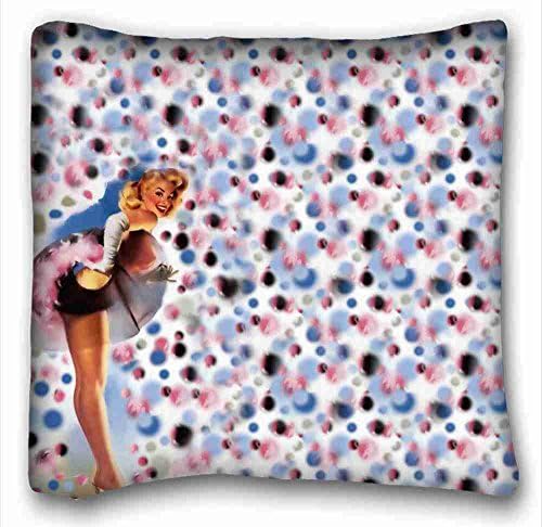 Soft Pillow Case Cover ( Pin Up Girl ) Rectangle Pillowcase 20x30 inches (one side) suitable for Twin-bed
