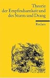 Theorie der Empfindsamkeit und des Sturm und Drang