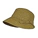 Packable Summer Cloche Natural Straw Sun Hat, 3.5