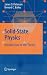 Solid-State Physics: Introduction to the Theory