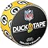Duck Brand 241413 Green Bay Packers NFL Team Logo Duct Tape, 1.88-Inch by 10 Yards, Single Roll