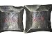 2 Silver Blue Decorative Peacock Couch Silk Sari Cushion Covers 16"