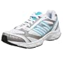 adidas Women's Duramo 2 Wide Running Shoe,White/Aqua/Tin,8 D
