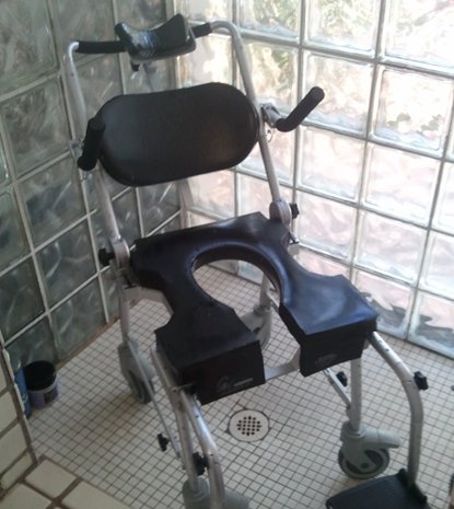 Go Mobility Solutions CS-A Commode N Shower Chair - Adjustable