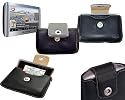 Leather Case NAVIGON GPS carry case for NAVIGON satellite navigational systems, fits models: P9611, 8110, 2110, Max & Series 3100, 3110, 5110, 5100, 4350 Porsche Design - see description