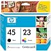 Electronics : HP C8790BN 45/23 Inkjet Print Cartridge Combo Pack