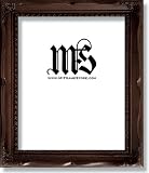 Frame for Picture Photo Diploma or Poster, Dark Walnut, style #621
