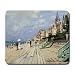 Beach At Trouville By Monet Mouse Pad
