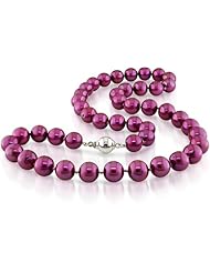 Cranberry Freshwater Pearl Necklace