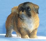 LHASA APSO PUPPY DOG Figurine Stands Resin 6997 NEW