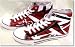 Search : Eddie Van Halen EVH Red/Black/White Combo HIGH Top Sneaker Tennis Shoes EV027