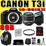 Canon EOS Rebel T3i 18 MP CMOS Digital SLR Camera w/ EF-S 18-55mm f/3.5-5.6 ....