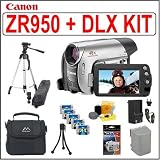 Canon ZR950 1.07MP MiniDV Camcorder w/ Accessory Kit Bundle