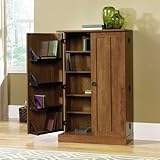 IMAGE OF August Hill Media Storage Cabinet Oiled Oak Finish