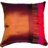 Bronze Thai Silk Pillow