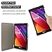 Infiland ASUS Zenpad C 7.0 Shell Case - Ultra Slim Lightweight Tri-Fold Smart Stand Cover Case for 2015 Released ASUS ZenPad C 7.0 Z170C / Z170CG / Z170MG 7-inch Tablet, Black