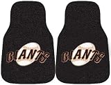 Front Car Truck SUV Carpet Car Floor Mats - MLB Baseball - San Francisco Giants - Pair