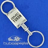 New Gmc Yukon Stylish Chrome Valet Key Chain Ring