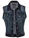 FPT Womens Cropped Denim Vest (S-3XL)