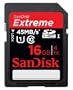 SanDisk Extreme Video HD - Tarjeta de memoria SDHC de 16 GB, class 10