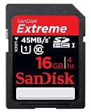 SanDisk Extreme Video HD - Tarjeta de memoria SDHC de 16 GB, class 10