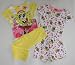 Search : Little Girls Spongebob Squarepants 4 Piece Mix & Match Pj Sets Pajamas