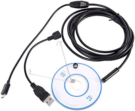 Xiangze LED 2M 7mm Lens Endoscope Waterproof Android Inspection Borescope Camera A