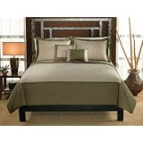 Barclay Full Queen Quilt with 2 Shams Sage Tan by 