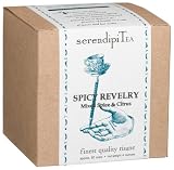 SerendipiTea Spicy Revelry, Mixed Spice & Citrus Tisane, 4-Ounce Boxes (Pack of 2)