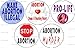 Set of 5 PRO-LIFE Anti-Abortion Pinback Buttons 1.25