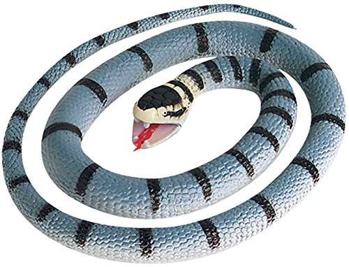 Wild Republic Blue Sea Rubber Snake 46" Reptile Animal Childrens Toy Figurine