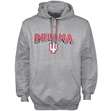 adidas Indiana Hoosiers Ash Book Smart Hoody Sweatshirt