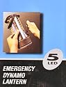 Emergency Dynamo Lantern - 5 LED - No Batteries Needed