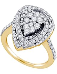 1.31CTW DIAMOND LADIES FASHION RING