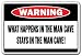 WHAT HAPPENS IN THE MAN CAVE Warning Sign funny room WHAT HAPPENS IN THE MAN CAVE Warning Sign funny room