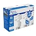 TCP 801009503 - 9 Watt Compact Fluorescent Spiral Light Bulbs, 5000K Color Temperature (Bright White, "Daylight"), 3 Pack
