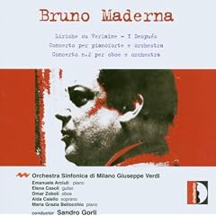 Maderna - Piano Concerto; Oboe Concerto No 2