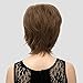 Wigs for Women Light Bloned and Flaxen Wig for lady fashion dresses for women 2016 Women Synthetic Women's Wigs Deep Brown Kanekalon Wavy Curly Natural Short Wig For Women Girl